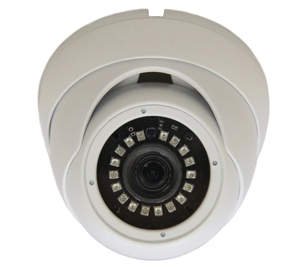 101AV Security Dome Camera 1080P 1920x1080 True Full-HD 4in1(TVI; AHD; CVI; CVBS) 3.6mm Fixed Lens SONY 2.4 Megapixel STARVIS Image Sensor In/Outdoor Smart IR DWDR Surveillance Home Office (White)