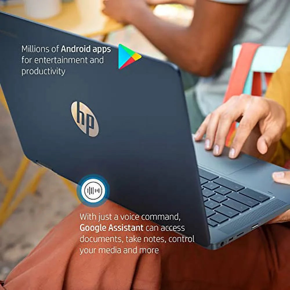 HP X360 14" HD Touch Chromebook; Intel Celeron N4120; 4GB RAM; 64GB eMMC; Intel UHD Graphics 600; Forest Teal; Chrome OS; 14a-ca0790wm