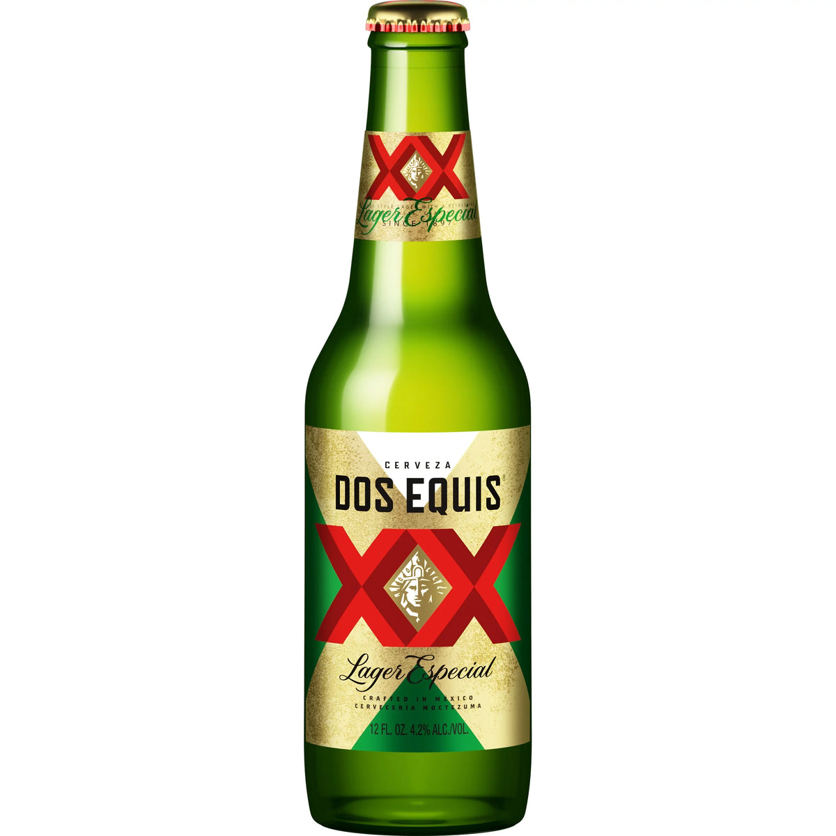 Dos Equis Mexican Lager Beer; 24 Pack; 12 fl oz Bottles