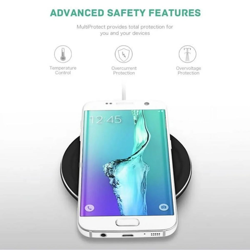 10W Wireless Charger Ultra Slim Fast Charging Pad Compatible With LG V40 ThinQ; Google Nexus 5 4; G4 G3 G2 - Motorola Google Nexus 6; Droid Turbo Mini MAXX - Nokia Lumia 930 920 1520 1020; 8