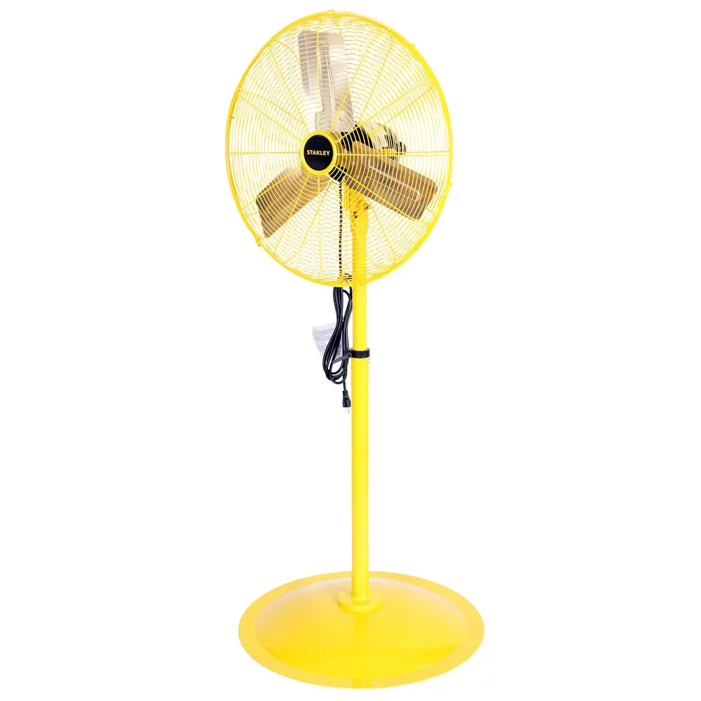 STANLEY High-Velocity Non-Oscillating Industrial Pedestal Fan; ST-24P