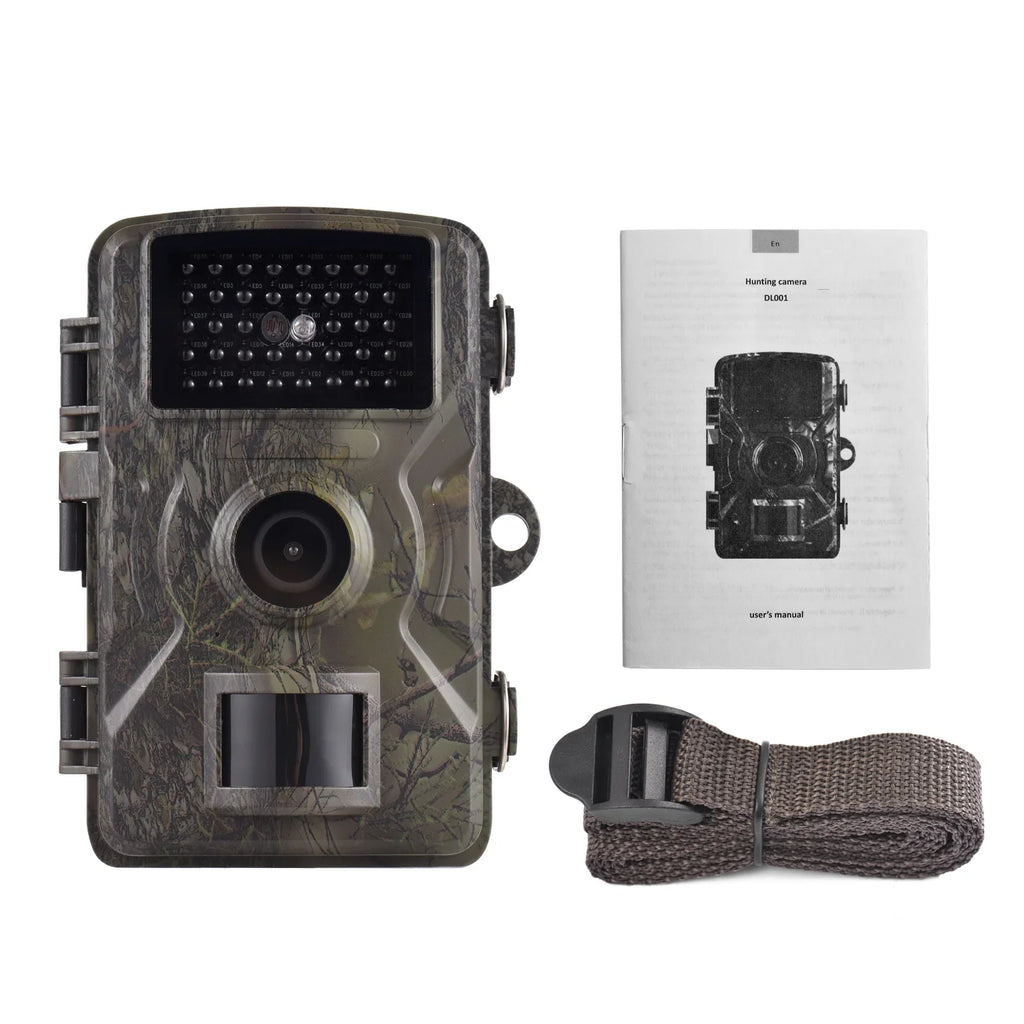 1080P Trail 16MP Wildlife Tracking with 2.0 cm TFT Color Screen 0.8s Trigger Time Supports Infrared Night Vision Motion Activated IP66 Waterproof