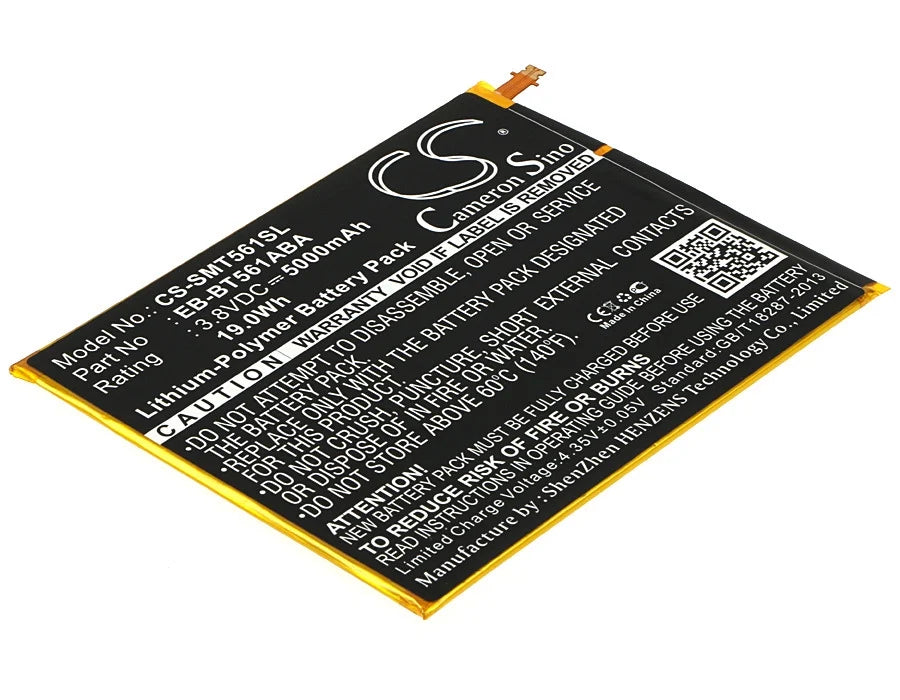 High Capacity Battery for Samsung Galaxy Tab E Nook Edition 9.6 - Extend Battery Life