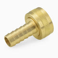 2Pc Everhot 3/4" FGH x 3/8" Hose Barb Swivel Brass Adapter; Lead Free