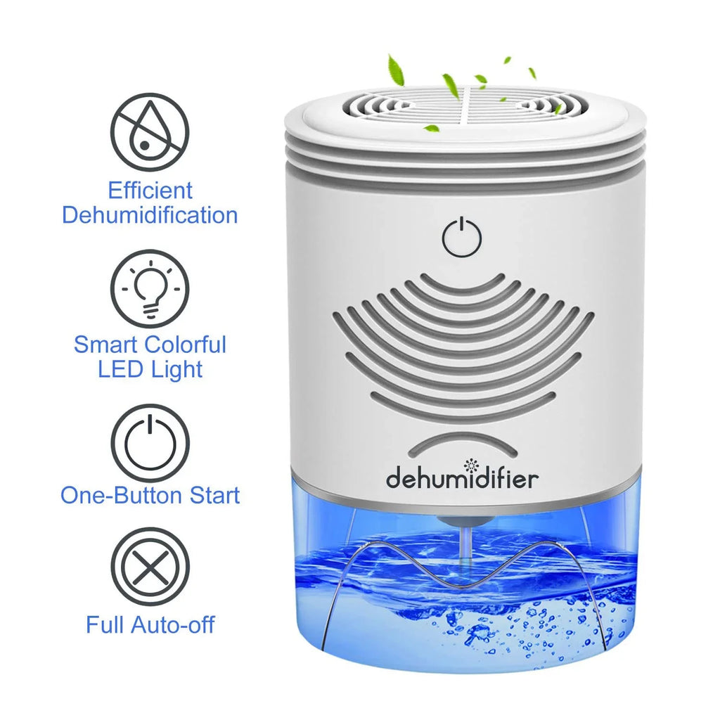 Dehumidifier TOMERSUN 2600 Cubic Feet(280 sq ft) Small Dehumidifiers for home 35oz Mini Dehumidifier for home;Basement;Bathroom; Closet;RV;Bedroom;Kitchen