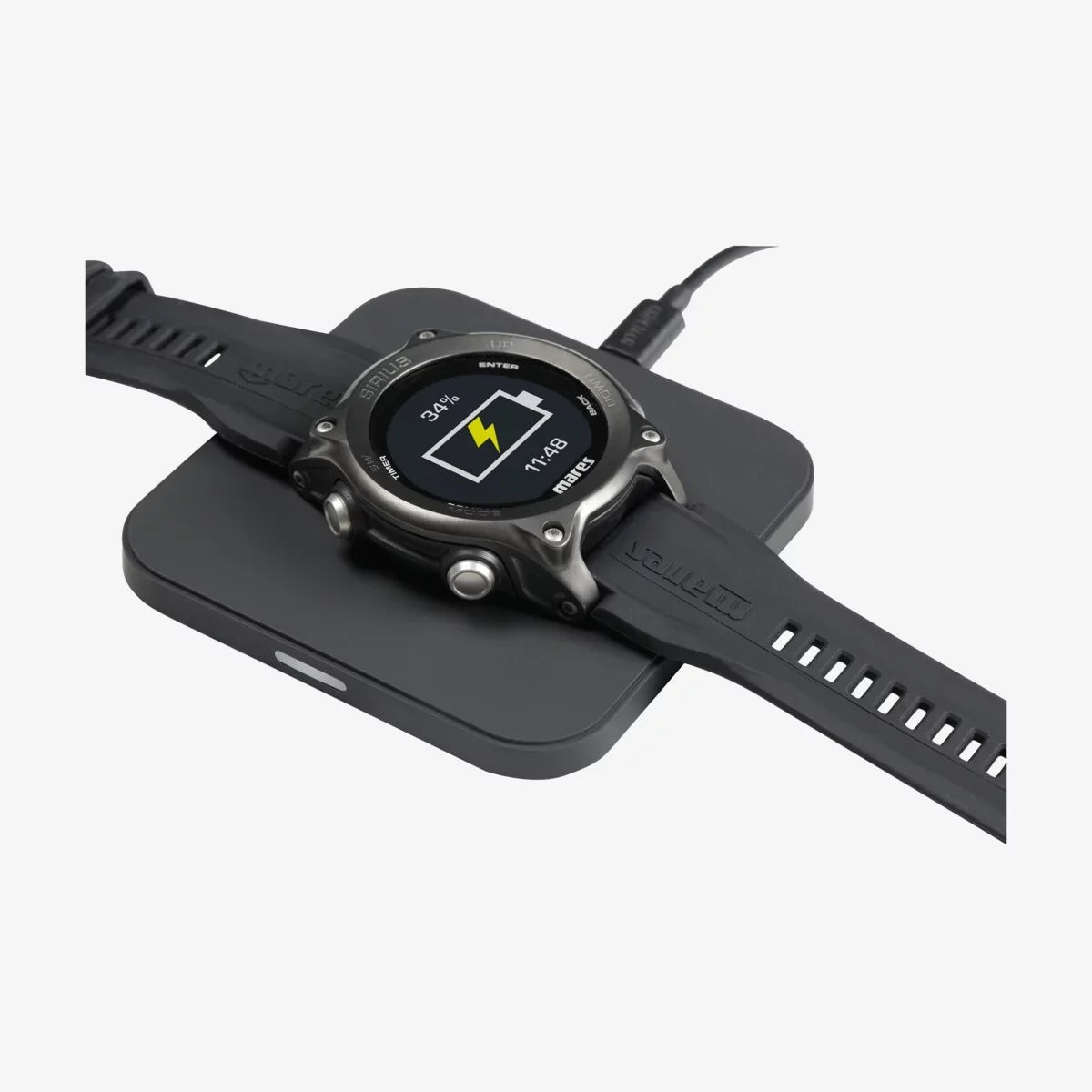 Mares Sirius Dive Computer (Black/Black)