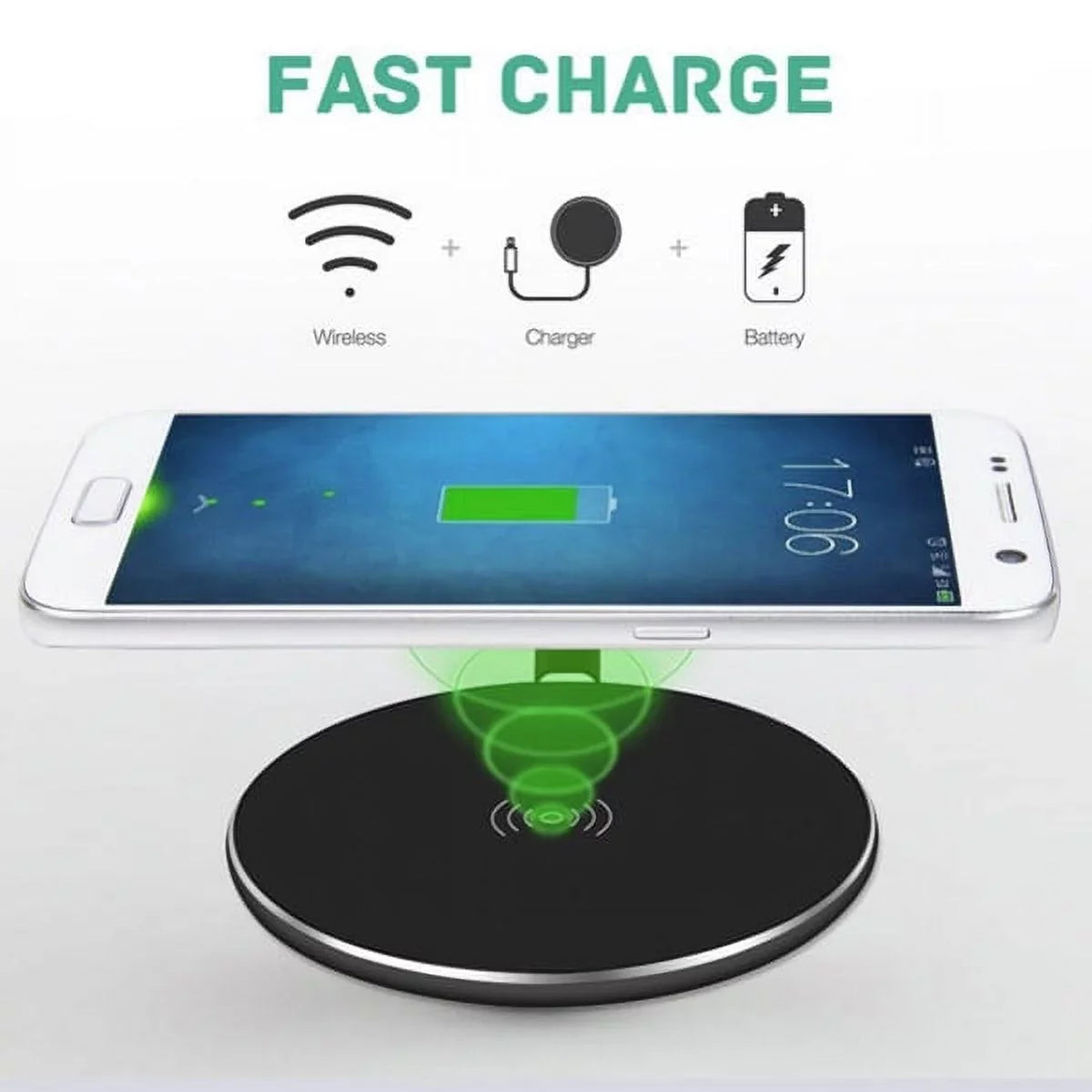 10W Wireless Charger Ultra Slim Fast Charging Pad Compatible With LG V40 ThinQ; Google Nexus 5 4; G4 G3 G2 - Motorola Google Nexus 6; Droid Turbo Mini MAXX - Nokia Lumia 930 920 1520 1020; 8