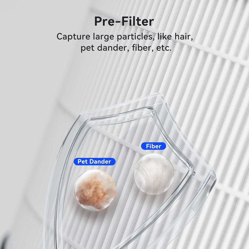 Replacement Filter for Membrane Solutions MSB5 Air Purifier; 2 Pack