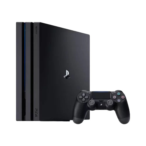 Sony PlayStation 4 PRO 1TB Gaming Console Black; Headset With Cleaning Kit Like New