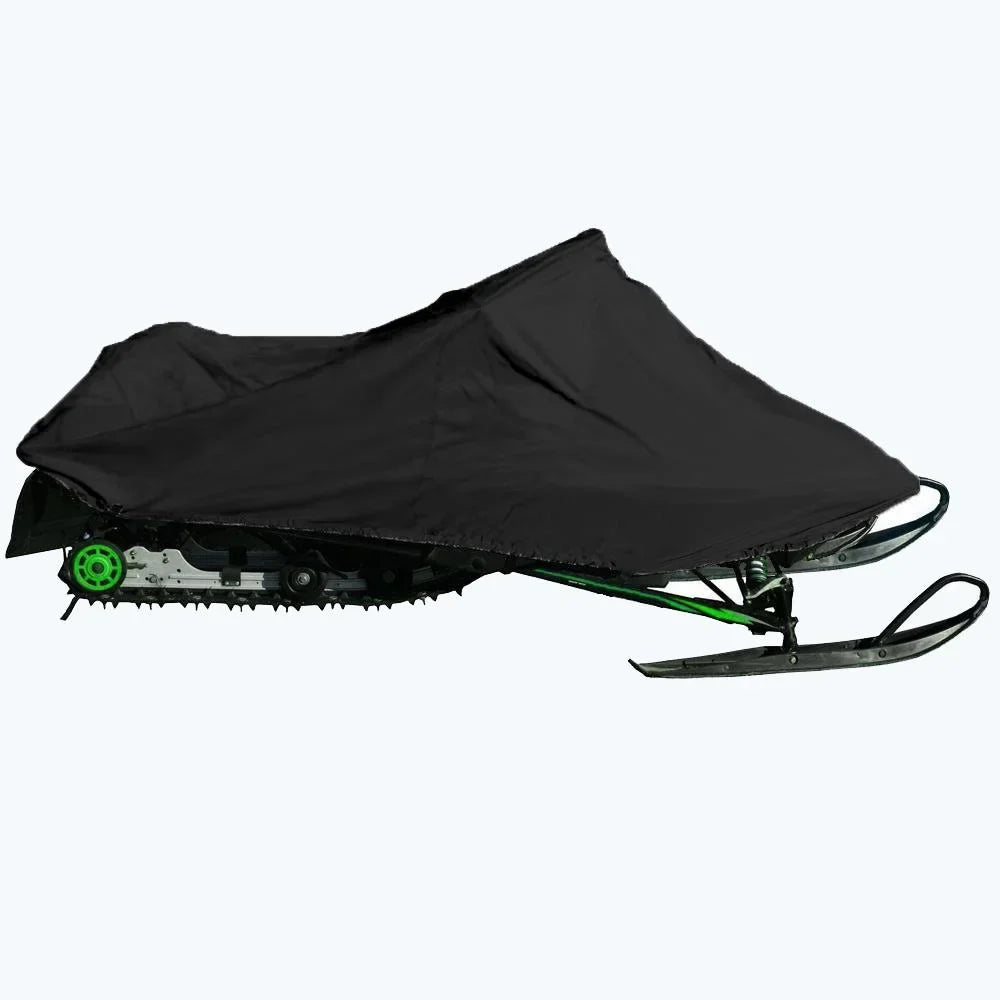 200 Denier Storage Snowmobile Cover Compatible for the 2014-2015 Ski Doo Bombardier Model GSX SE E-TEC 800R Snowmachine Sled. All Black.