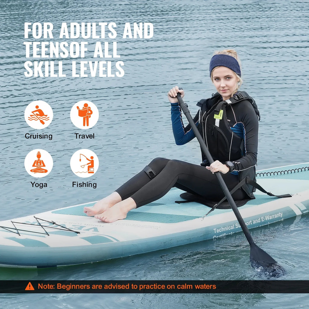 10 ft Kayak Board Blow-up Stand Up Paddle Board with Seat Accessory