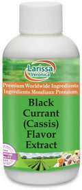 Larissa Veronica Black Currant (Cassis) Flavor Extract; (Black Currant (Cassis); 4 oz; 2-Pack; Zin: 527414)