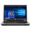 Dell Latitude E6440 Laptop Computer; 2.60 GHz Intel i5 Dual Core Gen 4; 4GB DDR3 RAM; 500GB SATA Hard Drive; Windows 10 Home 64 Bit; 14" Screen (Used)