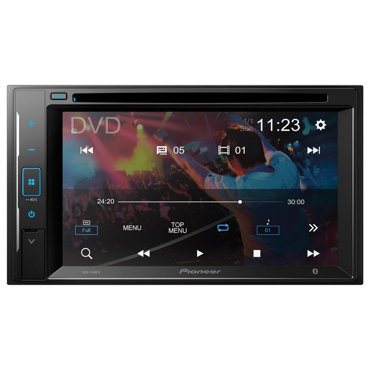 Restored Premium Pioneer 6.2-cm Resistive Touchscreen DVD Receiver (Refurbished)