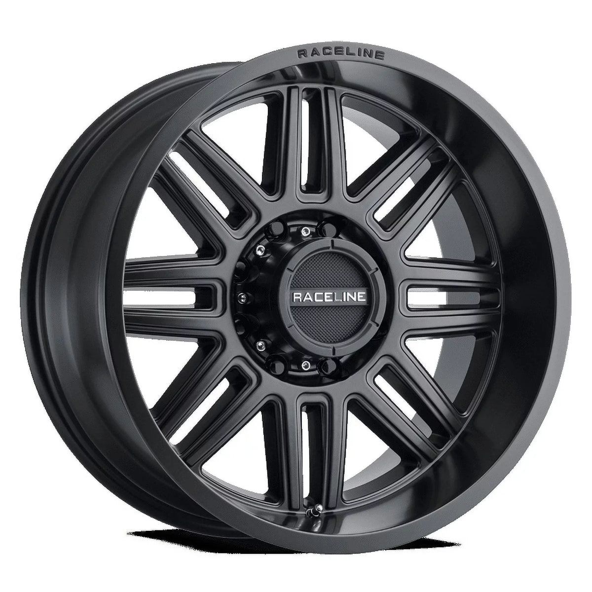 Raceline 948B-SPLIT 20" Cast Aluminum Wheel; SPLIT SATIN BLACK 20X10 6X135 -19mm