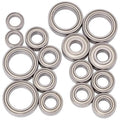 1Up Racing 1UP450043 CV2 Pro Ball Bearing Set for XRAY XB4 23; Chrome & Ceramic