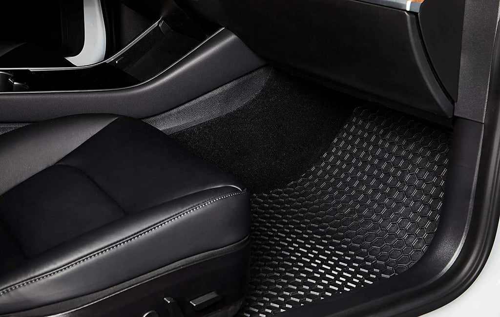 TOUGHPRO Floor Mats Accessories Set + 3rd Row + Cargo Compatible with Jeep Grand Wagoneer 8 Seater All Weather Heavy Duty Black Rubber - 2022
