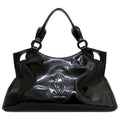 Pre-Owned Cartier handbag Marcello SM black mast L1000833 patent leather enamel tote bag ladies (Good)