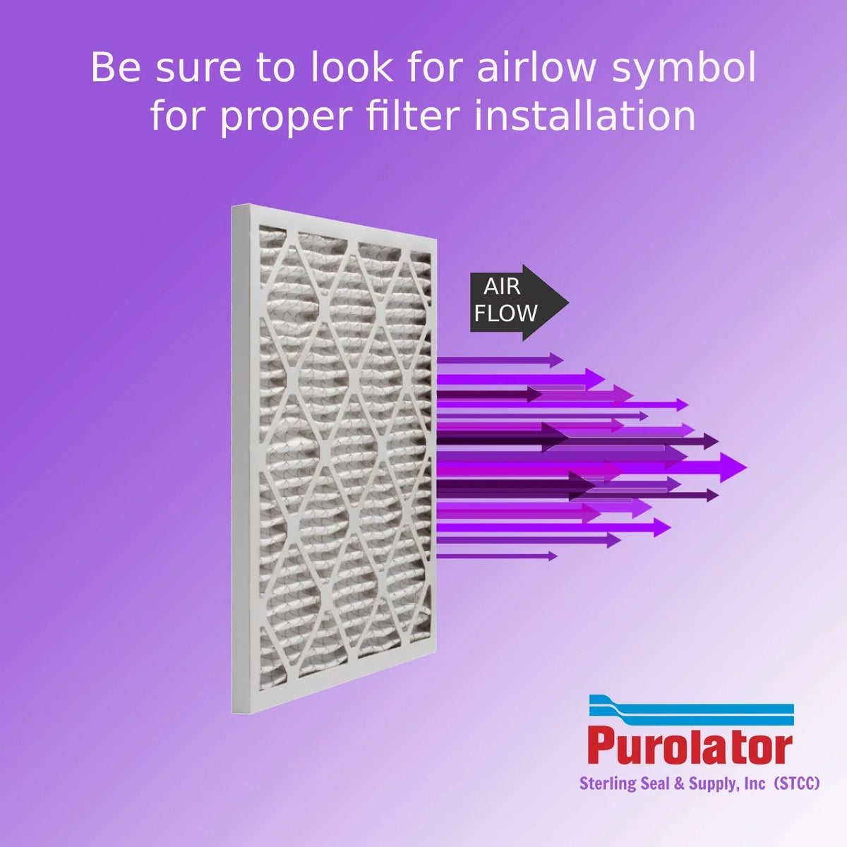 12x24x2; Purolator DMK80 Extended Surface Pleated Air Filter; Mechanical MERV 8; (6 Pack)