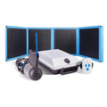 Bixpy K-1 Outboard Kit with SUN80 Solar Panel - Electric Marine Trolling Motor with 378 Wh Battery;Perfect for Kayak; Air-filled Watercraft; Paddle Boards