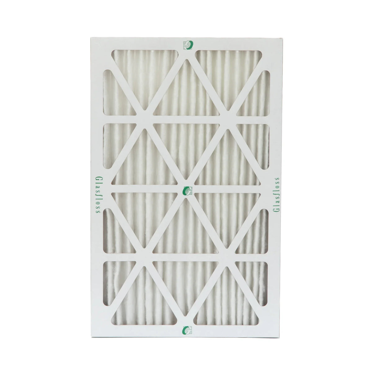 12x24x2 MERV 10 Pleated HVAC Air Filters by Glasfloss. ( Quantity 5 ) Exact Size: 11-3/8 x 23-3/8 x 1-3/4