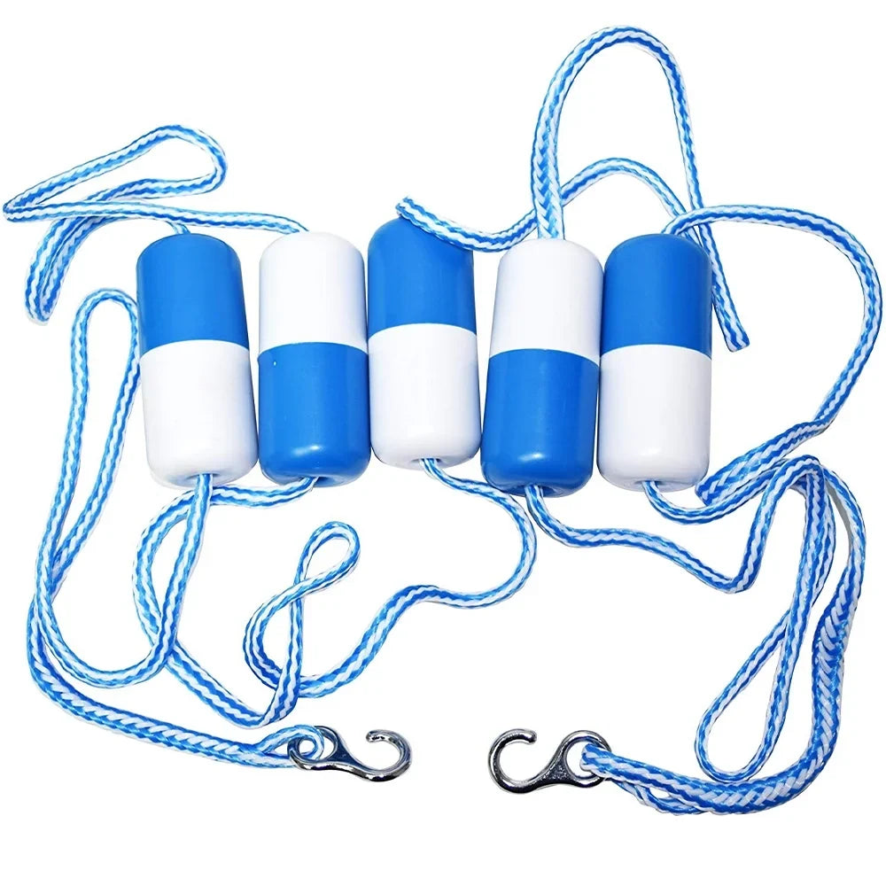 Blue Devil Swimming Pool Rope and Floats; 16"