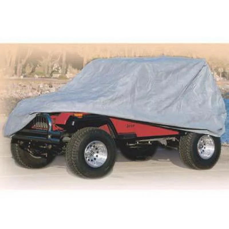 Smittybilt 803 Full Cab Cover with Storage Bag; Lock & Cable Gray Fits select: 1997-2006 JEEP WRANGLER / TJ; 1989-1995 JEEP WRANGLER / YJ