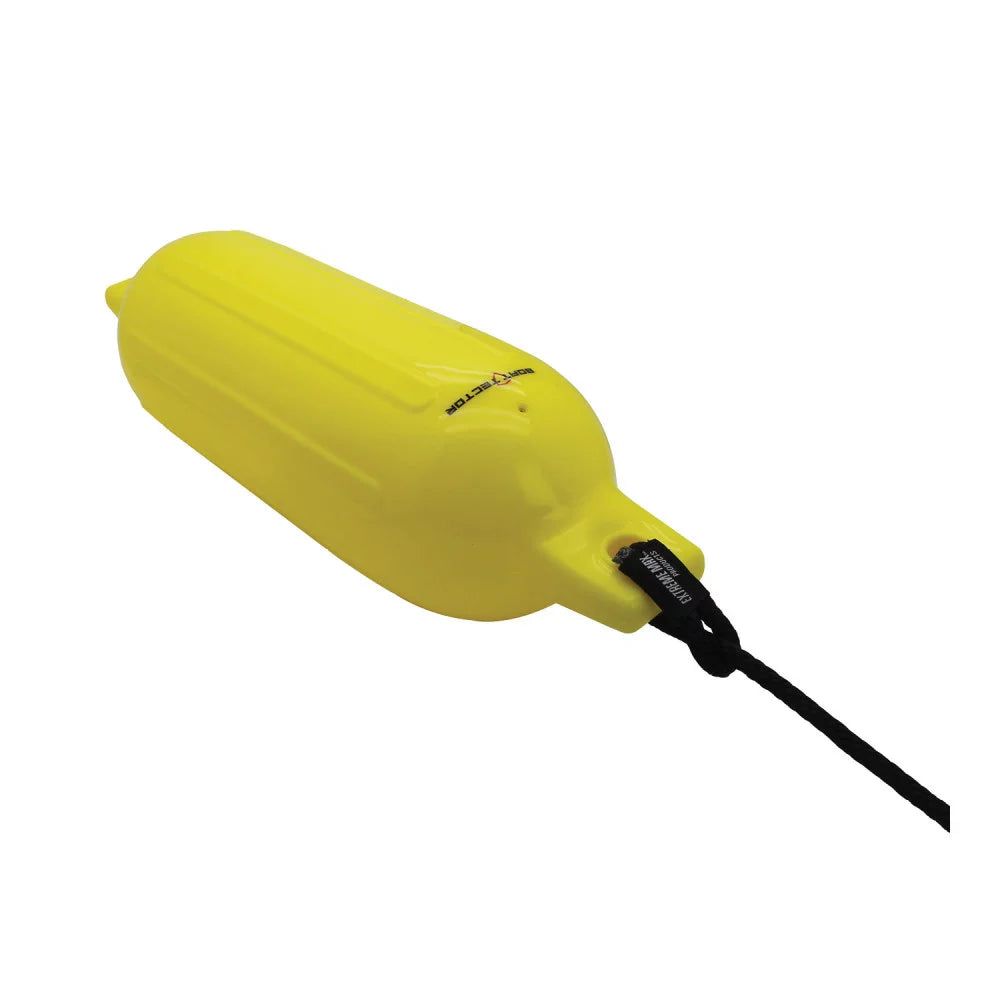 Extreme Max 3006.7599 BoatTector Blow-up Fender Value 2-Pack - 6.5" x 22"; Neon Yellow