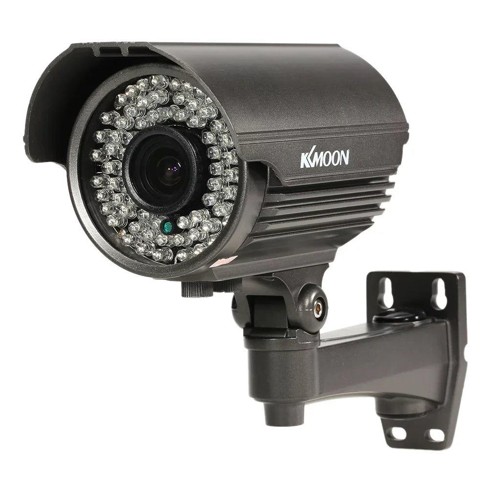 1080P AHD CCTV Analog Camera with 2.8~12mm Manual Zoom Varifocal Lens - 1/3” Sony CMOS 2.0MP; IR-CUT 72 IR LEDs; Night Vision; Weatherproof; Indoor Use; PAL System