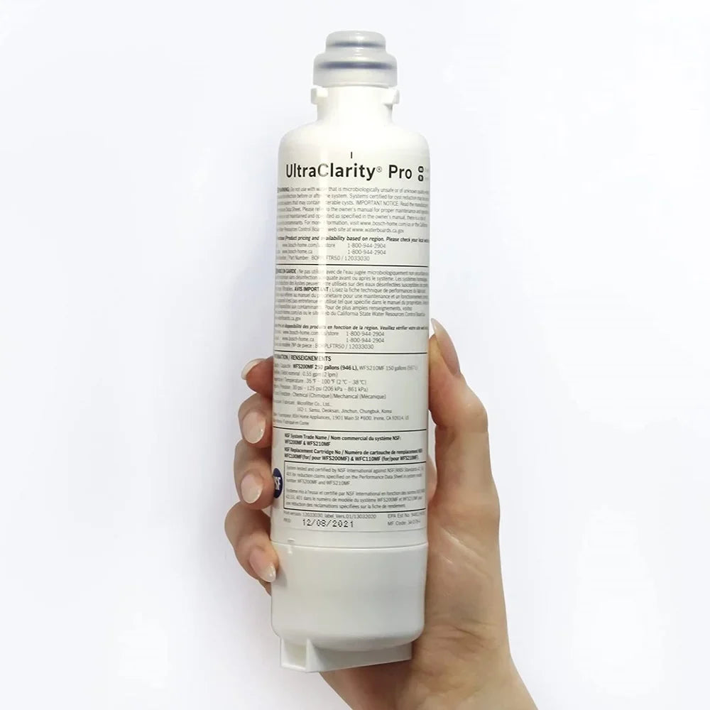 Bosch BORPLFTR50 Ultra Clarity Pro Refrigerator Water Filter;High compatibility 1 Pcs