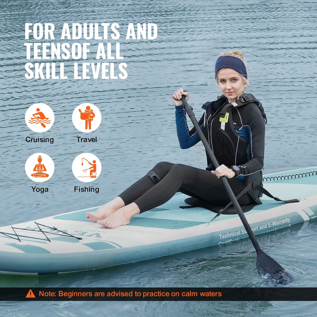 10.6 ft Kayak Board Air-filled Stand Up Paddle Board with Seat Accessory