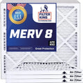 Filter King 8x49x1a Air Filter | 4-PACK | MERV 8 HVAC Pleated A/C Furnace Filters | MADE IN USA | Actual Size: 8 x 49 x .75"
