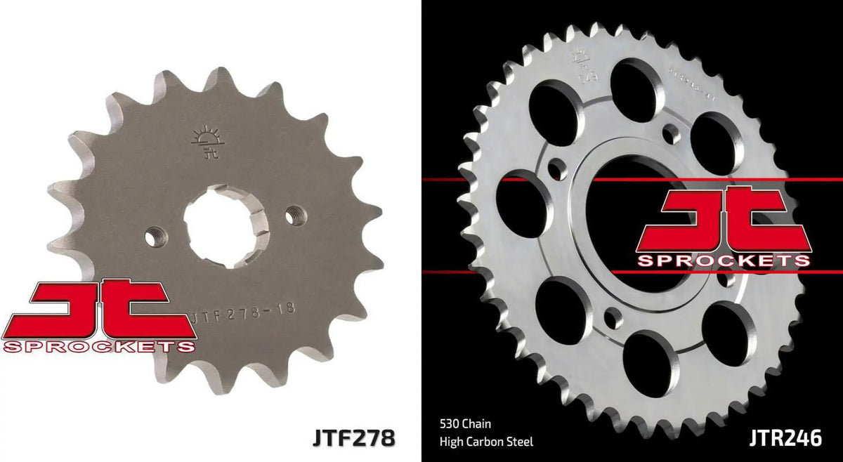 Front & Rear Sproket Kit for HONDA CM400 T-USA 79-81 JT Sprockets
