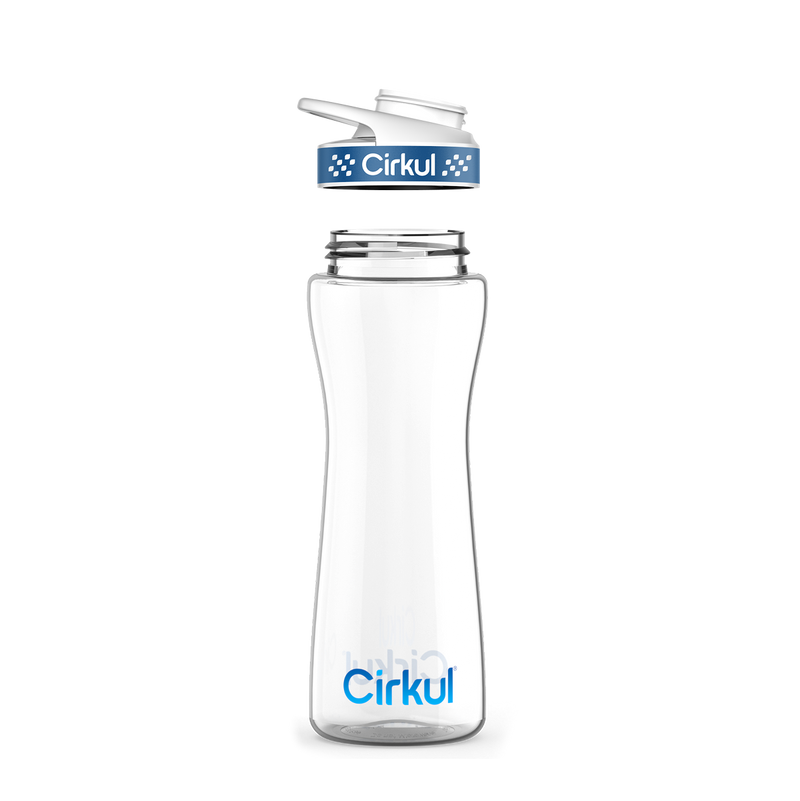 22oz. Plastic Bottle & Comfort Grip Lid AJVD94